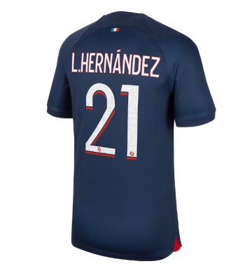 Paris Saint-Germain Lucas Hernandez #21 Primera Equipación 2023-24 Manga Corta